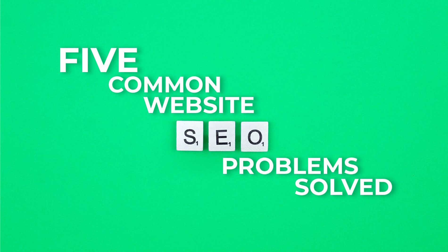five common website seo problems solved